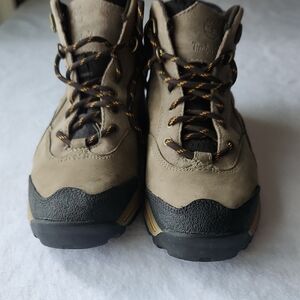 Timberland Tan and Black Hiking Boots